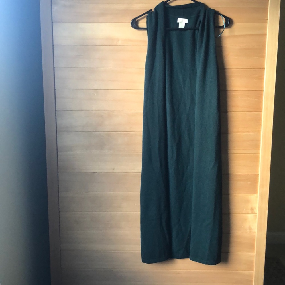 St.Tropez long sleeve less cardigan size M